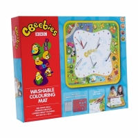 Set covoras lavabil pentru desenat, cu carioaca si sablon, 60 x 60 cm, multicolor, RMS 35-0126